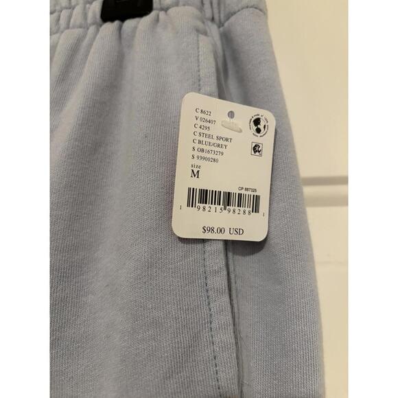 Free People Movement blue/grey logo sweat pants sz M #1415 new w/ tags - Picture 4 of 5
